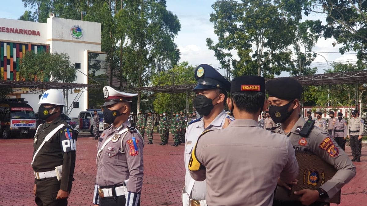 Polres Kutim Gelar Pasukan Ops Zebra Mahakam 2021