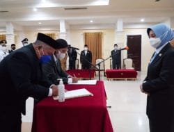Bupati Lantik 110 Pegawai di Lingkungan Pemkab Berau