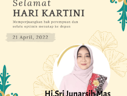 Hj. Sri Junarsih Mas Bupati Kabupaten Berau Mengucapkan Selamat Hari R.A Kartini