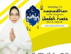 Ir.Hj.Elita Herlina.M,Si Ketua Fraksi Partai Golkar Kabupaten Berau Mengucapkan Marhaban Ya Ramadhan Selamat Menjalankan Ibadah Puasa 1443 H/2022 M