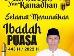 Ketua DPD Partai Golkar Berau – Selamat Menunaikan Ibadah Puasa 1443 Hijriyah