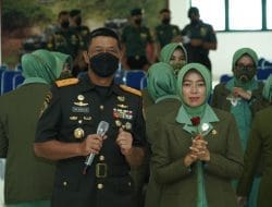 Pangdivif 2 Kostrad Mengikuti Acara Peringatan HUT ke-76 Persit Kartika Chandra Kirana Koorcab Divif 2 PG Kostrad