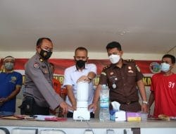 307,73 Gram Sabu Dimusnahkan