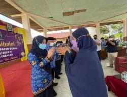 Halal Bihalal dan Penyerahan Bantuan Hibah kepada Rumah Ibadah Senilai Rp 150 juta