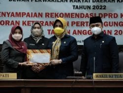 Rekomendasi DPRD Sebagai Bahan Evaluasi Pemkab Akan Tindak lanjuti Dalam Perbaikan Kinerja