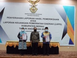 Pemkab Berau Raih Opini WTPHasil Pemeriksaan BPK RI, Lima Kali Berturut Turut