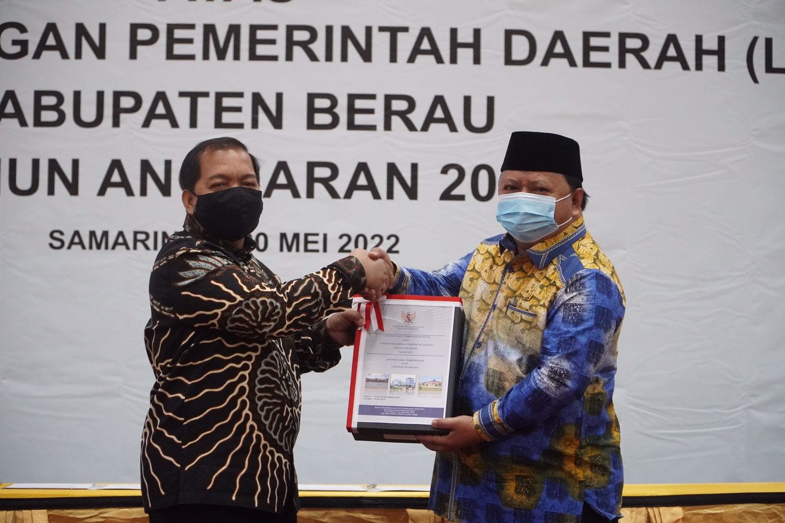 Ketua DPRD Berau Hadiri Peraihan Opini WTP di Samarinda