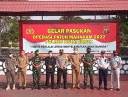 Upaya Tingkatkan Kepatuhan Berlalulintas, Polres Kutim Gelar Apel Pasukan Patuh Mahakam 2022