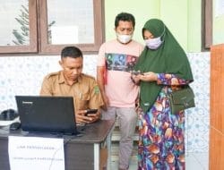 Pendaftaran Secara Online, SDN 001 Sangatta Utara Terima 112 Murid