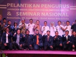 Hadiri Pelantikan JMSI Kaltim, Bupati Kutim : Jurnalis Harus Berintegritas