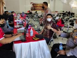Ketua DPRD Kutim Joni, Sangat Mengapresiasi Gelaran Vaksinasi Yang Dilakukan Polda Kaltim dan PT KPC Dalam Rangka HUT Bhayangkara Ke-76
