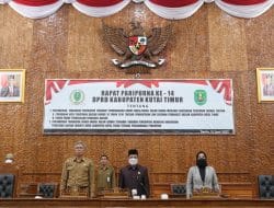 DPRD Kutim Gelar Paripurna Ke-14, Tangapan Fraksi Tentang Raperda Inisiatif dan Perlindungan Perempuan » Berita Kutim