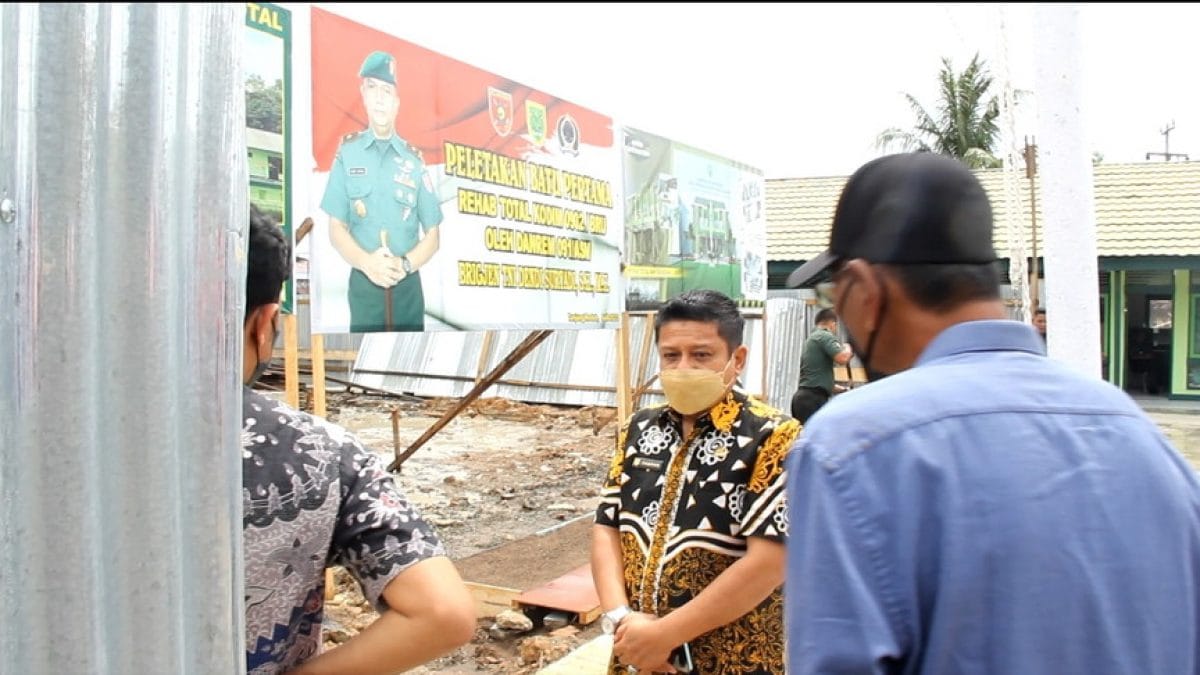 Dinas PUPR Dukung Pembangunan Makodim 0902/Bru