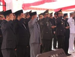 Polres Kutim Ikuti Apel Virtual Puncak HUT Bhayangkara ke 76, di Rangkai  Dengan Syukuran