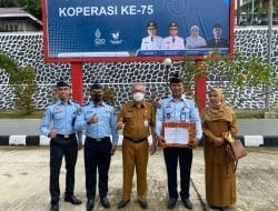 Rutan Kelas II Tanjung Redeb Mendapat Penghargaan Koperasi Pengayoman Rutan