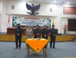 Raperda Pelaksanaan APBD 2021 Disahkan
