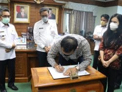 Penandatanganan Perjanjian Usaha PT MBTK dengan PT PSI, KEK Maloy Segera Beroperasi