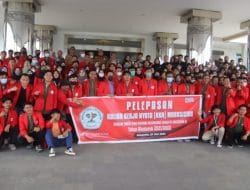 Lepas 150 Mahasiswa STIE Nusantara Ikuti KKN, Bupati Minta Peka Terhadap Situasi dan Semangat Berinteraksi