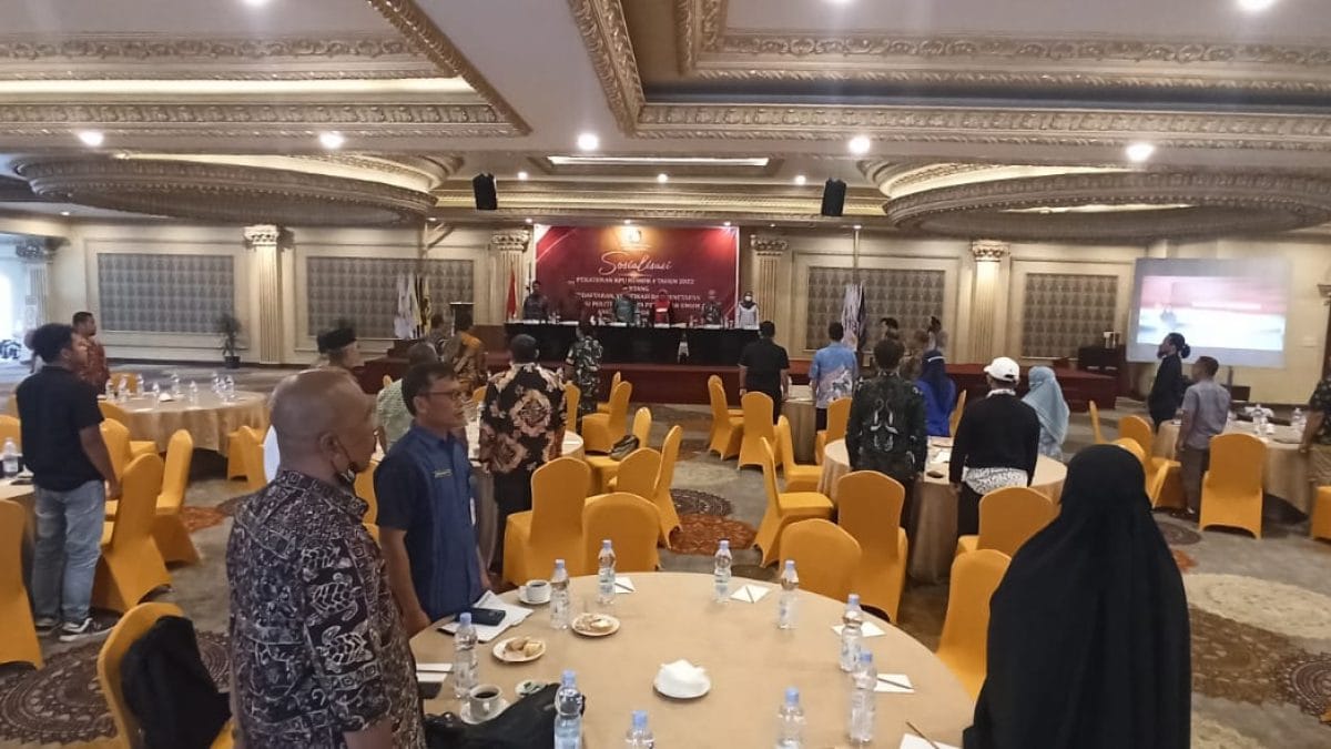 KPU Berau Gelar Sosialisasi Peraturan KPU RI No 4, Undang Partai Politik Di Bumi Batiwakkal