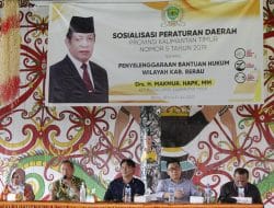 Ketua DPRD Provinsi Kaltim, Drs.H.Makmur HAPK, MM Akan Koordinasi Ke Pihak Perusahaan Terkait Permasalahan Jalan Kampung Bena Baru