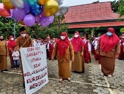 MPLS SDN 001 Sangatta Utara Ditandai Dengan Senam Pelajar Pancasila dan Pelepasan Balon IKM » Berita Kutim