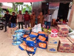 BPBD Kutim Serahkan Bantuan Untuk Korban Kebakaran di Jalan Munthe