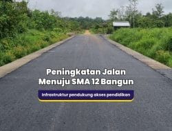 Guru dan Murid Ucapkan Terima Kasih Jalan Menuju SMA 12 Sudah Menjadi Aspal