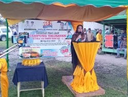 Bupati Berau,Hadiri perayaan HUT kampung Talisayan yang ke-128, berharap menjadi percontohan kampung mandiri lainnya