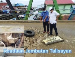 DPUPR Provinsi Kaltim Tinjau Jembatan Talisayan, Perbaikan Akan Segera Dilakukan
