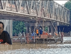 Tahapan Rehab Jembatan Sambaliung Mulai Dikerjakan