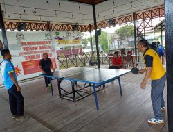 PT.KDC Dukung kegiatan LPM Gunung Panjang Turnamen Tenis Meja