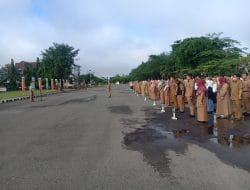 Gelar apel gabungan, Bupati Berau minta,setiap OPD secepatnya melakukan penyerapan anggaran dengan baik.
