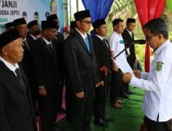 Lantik Pengurus BPD di Sandaran, Ardiansyah Sebut BPD Punya Tupoksi Strategis