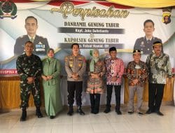 Suasana Keakraban dan Haru Warnai Perpisahan Danramil Dan Kapolsek Gunung Tabur