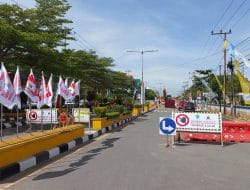 Stock pipa pdam lagi kosong, perbaikan jalan di jalan pemuda jadi terhambat