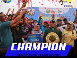 Gamalis Tutup Turnamen Sepakbola KNPI Cup 2022 Antar Kecamatan, Jadikan Turnamen Sepakbola ini Sebagai Ajang Silaturahmi