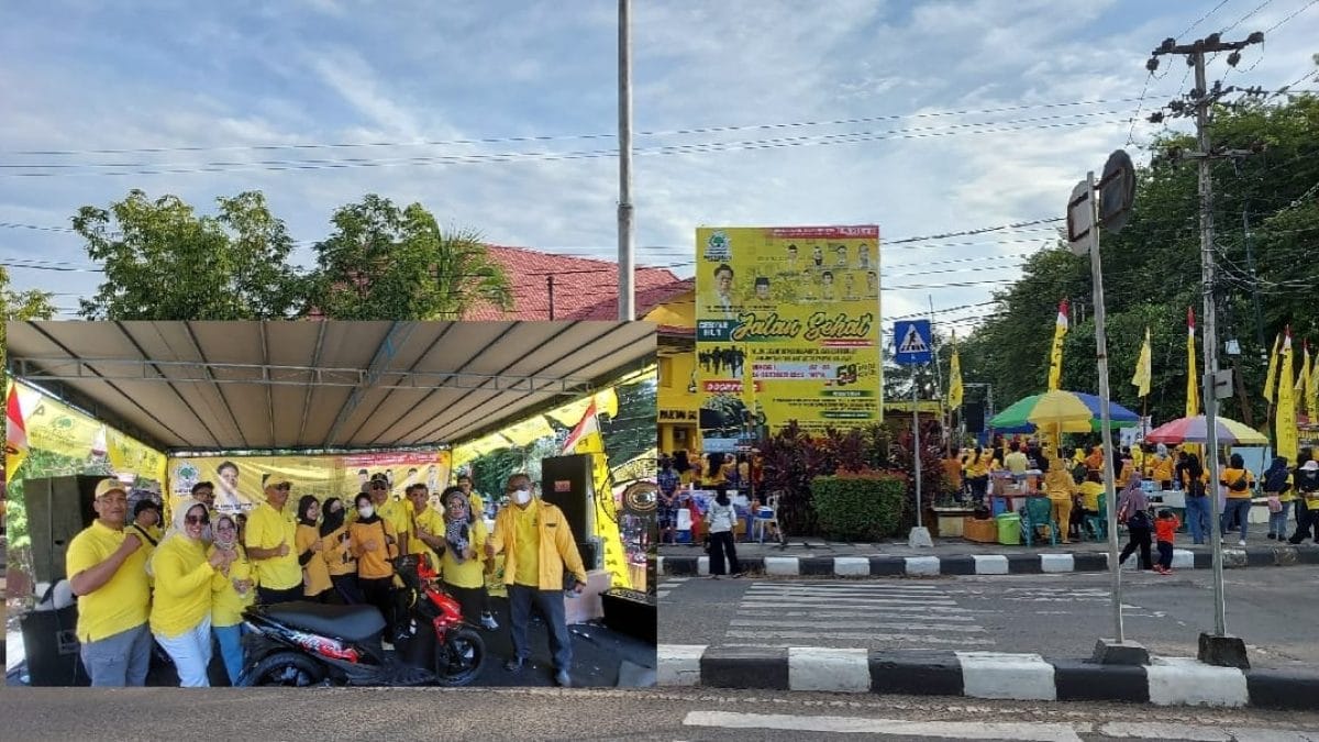 Meriahkan HUT Ke 58 Partai Golkar, DPD Partai Golkar Berau Gelar Jalan Santai Dan Bagikan 1.200 Liter Minyak Goreng Kepada Masyarakat