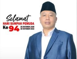 Wendi Lie jaya  Ucapkan Hari Sumpah Pemuda; Hai Pemuda Gerakan Perubahan Butuh Semangat Mudamu