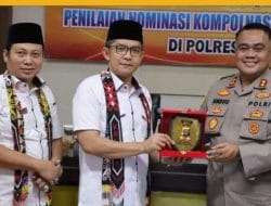 Kapolres Bersama Jajaran Polres Berau Sambut Tim Penilai Dari Kompolnas Award