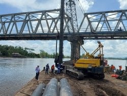 Perbaikan Safety Dolphin Jembatan Gunung Tabur Ditargetkan Rampung Akhir Desember