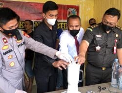 Polres Berau Musnahkan 144,456 Gram Sabu