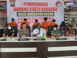 Barang Bukti Hasil Operasi Antik Mahakam Tahun 2022 Dimusnahkan