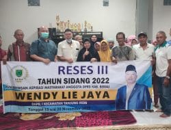 Gelar Reses Masa Persidangan Ke 3 di Pulau Panjang RT 7, Wendy Akan Kawal Aspirasi Warga
