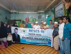 Gelar Reses Di Jalan Ketapang Bedungun, Syamsul Ma’ruf Upayakan Usulan Warga Dapat Terealisasi