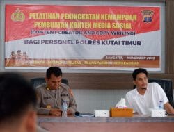 Polres Kutim Gelar Pelatihan Conten Creator dan Copy Writing