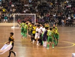 Kalahkan Tim Futsal Berau, Kutim Melenggang Ke babak Final Bertemu Tim Futsal Samarinda Dalam perebutan Medali Emas
