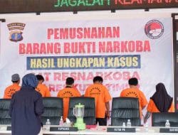 BNK Kutim Musnahkan Narkotika dan Miras