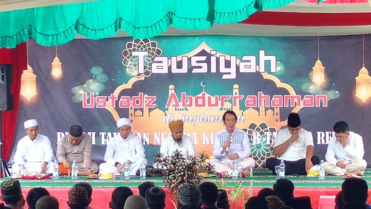 K.H Abdurrahman Yusuf Tausiah Agama Kepada Warga Binaan Rutan Tanjung Redeb