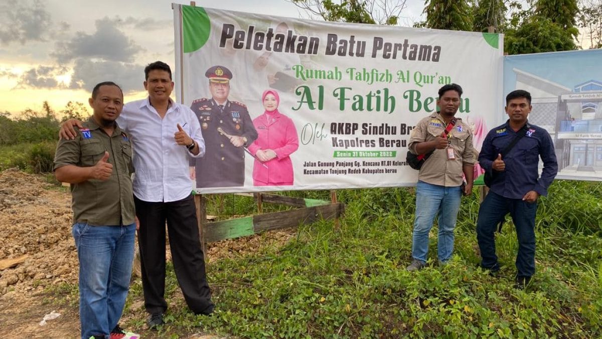 Kombes Anggie YP Sambangi Lokasi  Pembangunan Rumah Tahfiz Alquran Alfatih