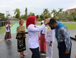 Pembukaan JUMBARA PMR ke V PMI Kabupaten Kutim Gelar Upacara